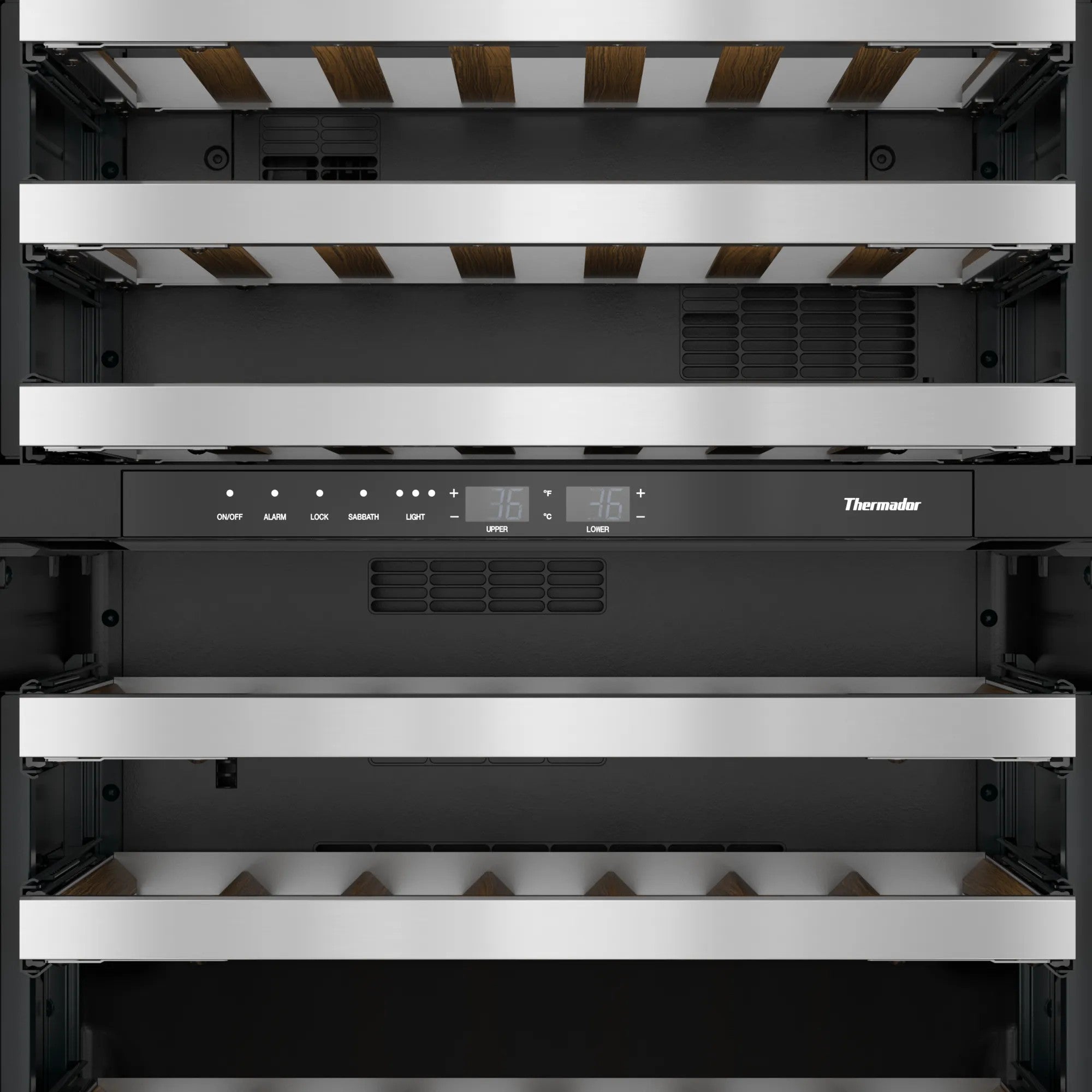 Thermador - 24 Inch cu. ft Undercounter Wine Refrigerator in Stainless - T24UW915LS