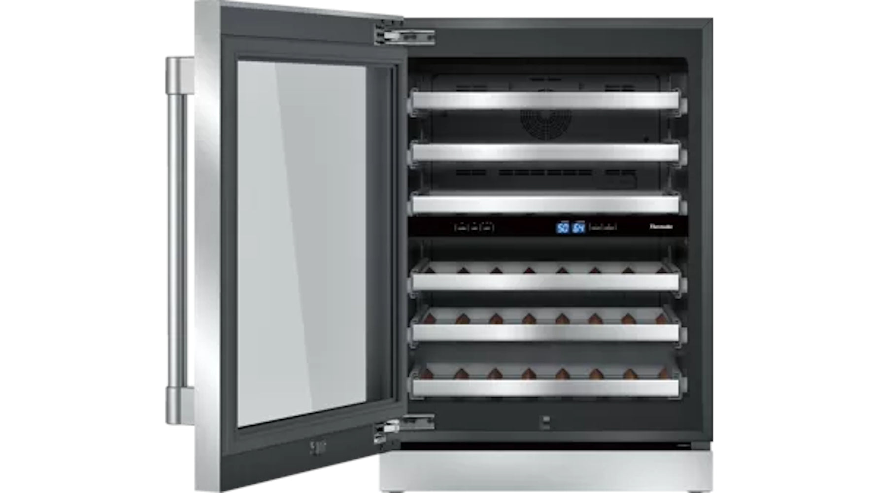 Thermador - 23.875 Inch cu. ft Wine Fridge Refrigerator in Stainless - T24UW920LS