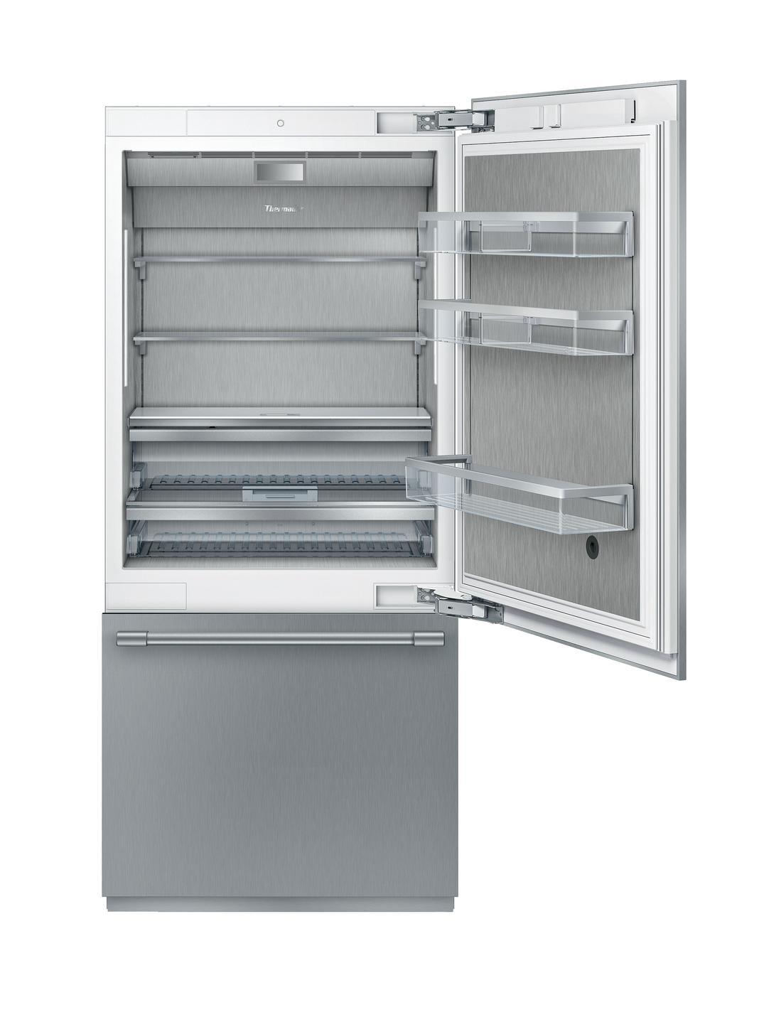 Thermador - 35.75 Inch 19.6 cu. ft Built In / Integrated Bottom Mount Refrigerator in Stainless - T36BB925SS