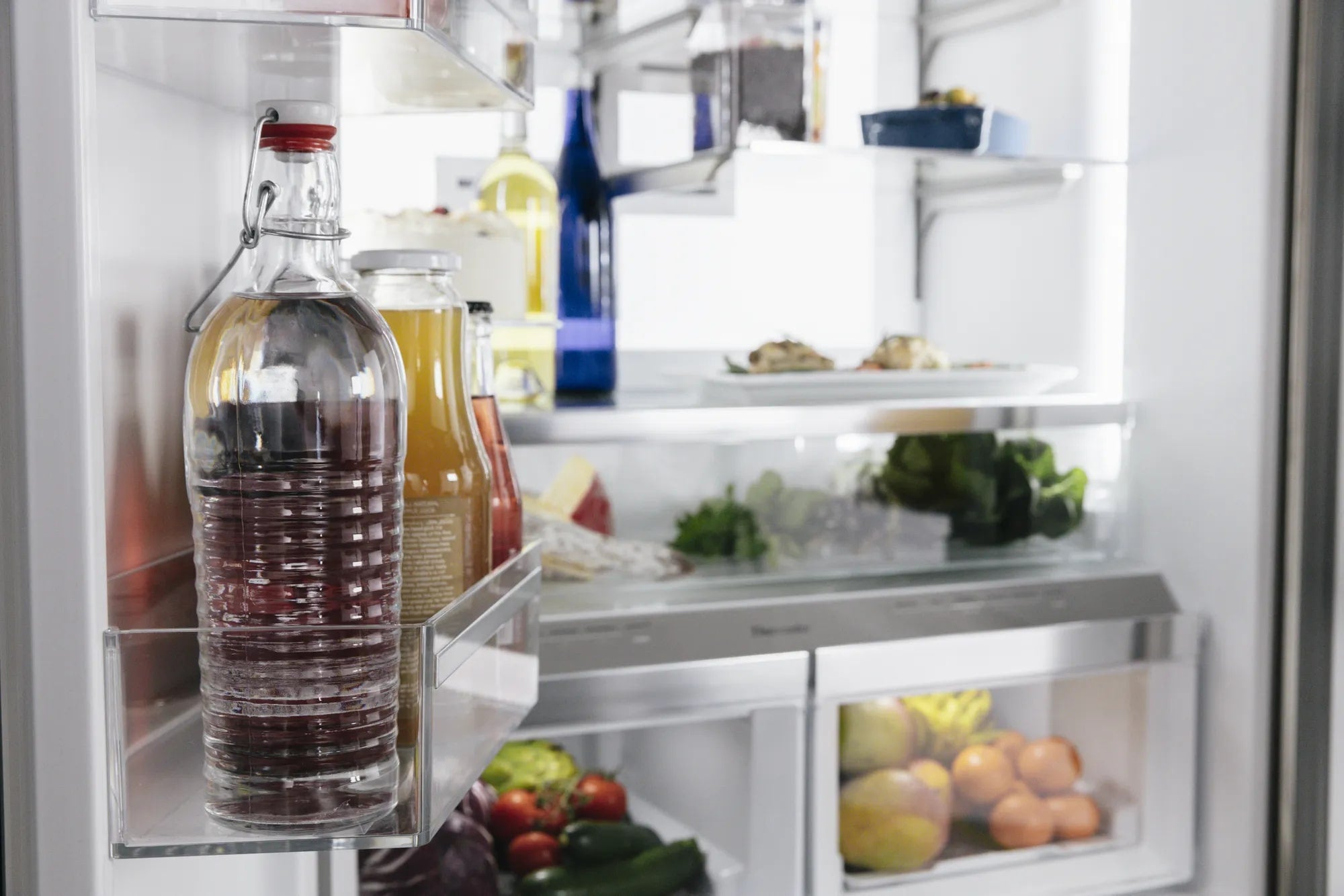 Thermador - 35.625 Inch 20.8 cu. ft French Door Refrigerator in Stainless - T36FT820NS