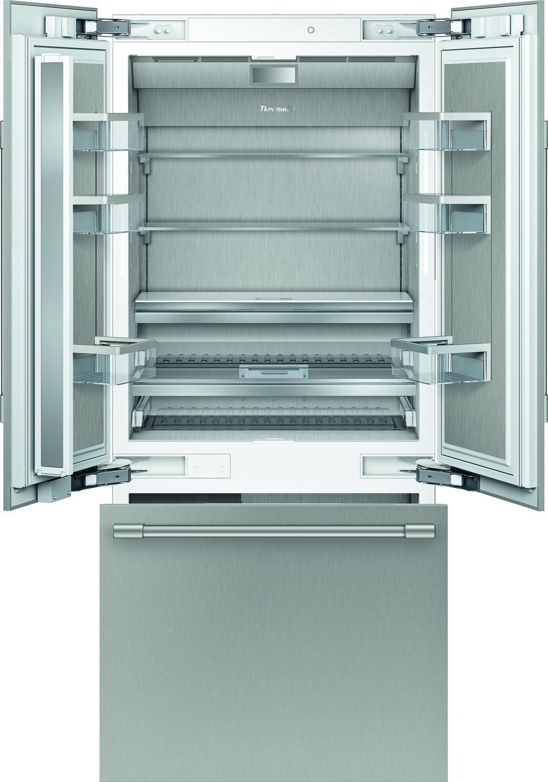 Thermador - 35.75 Inch 19.4 cu. ft Built In / Integrated French Door Refrigerator in Panel Ready - T36IT905NP