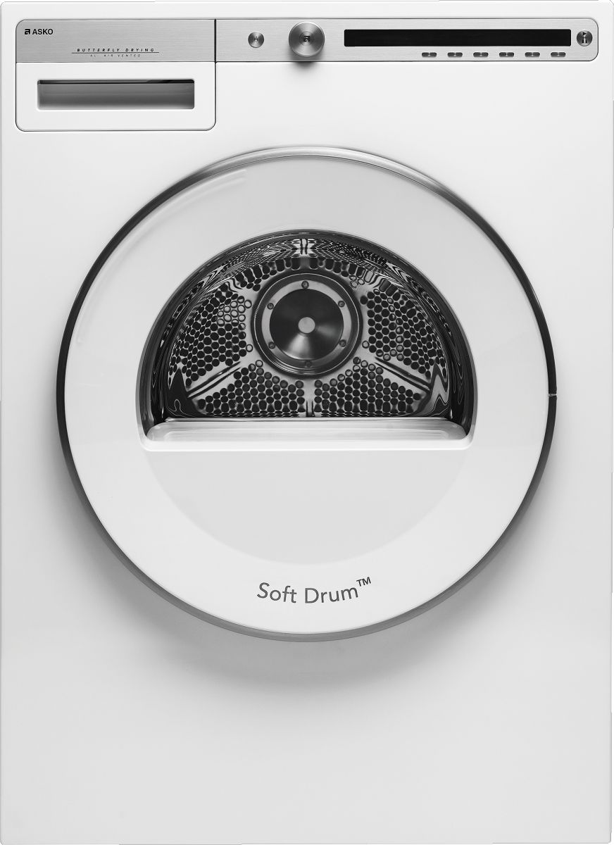 Asko - 5.1 cu. Ft Electric Dryer in White - T411VD.W