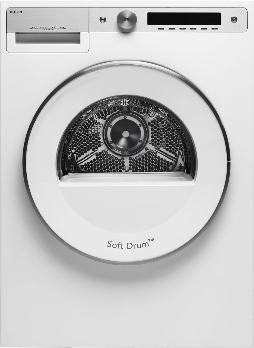 Asko - 5.1 cu. Ft Electric Dryer in White - T611VU.W