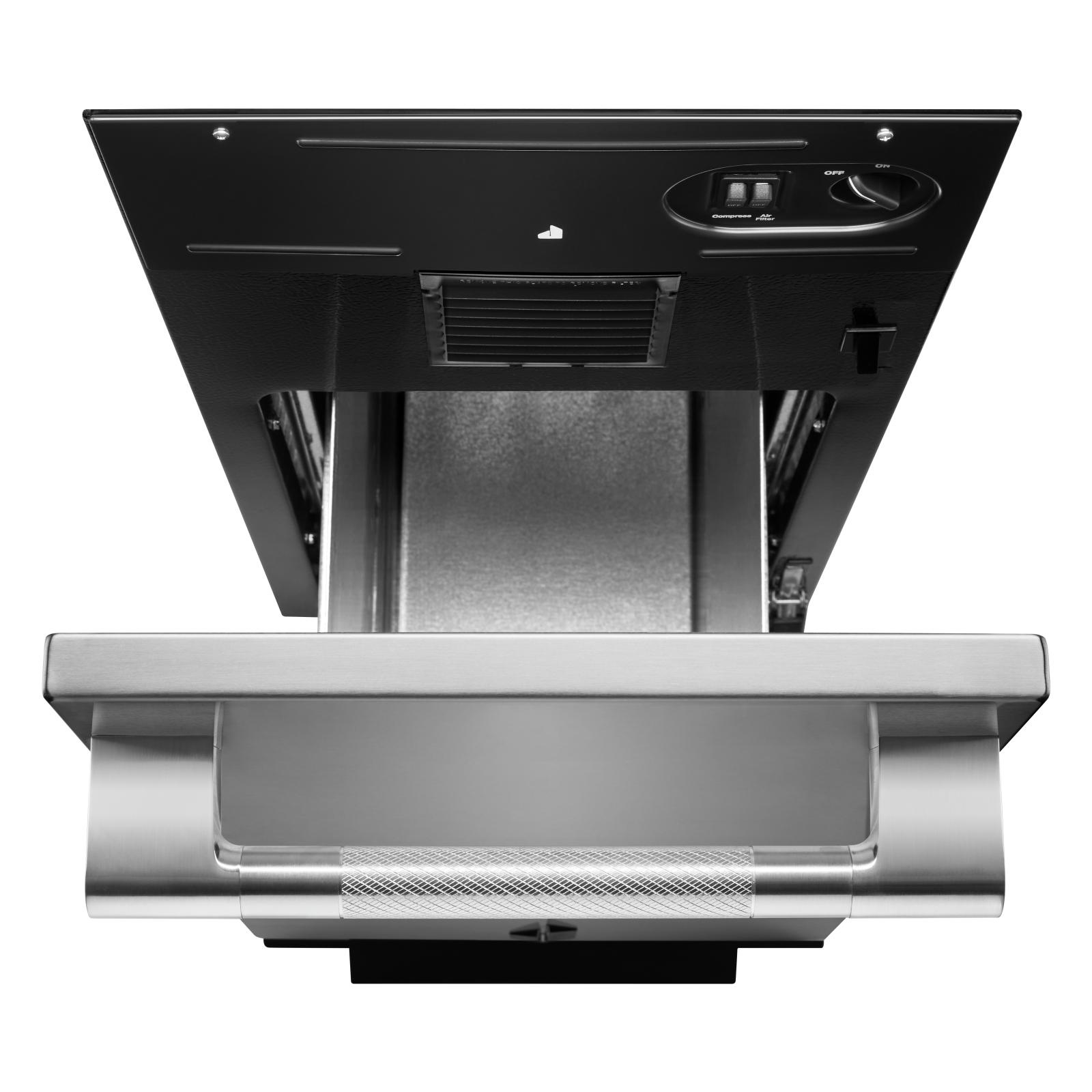 JennAir - 15 Inch 1.4 cu. ft Trash Compactor in Black - TC607X