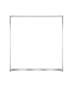 Frigidaire Professional - 75 Inch Flat Dual Built-In Trim Kit Accessory in Stainless - TRMKTEZ2FL75