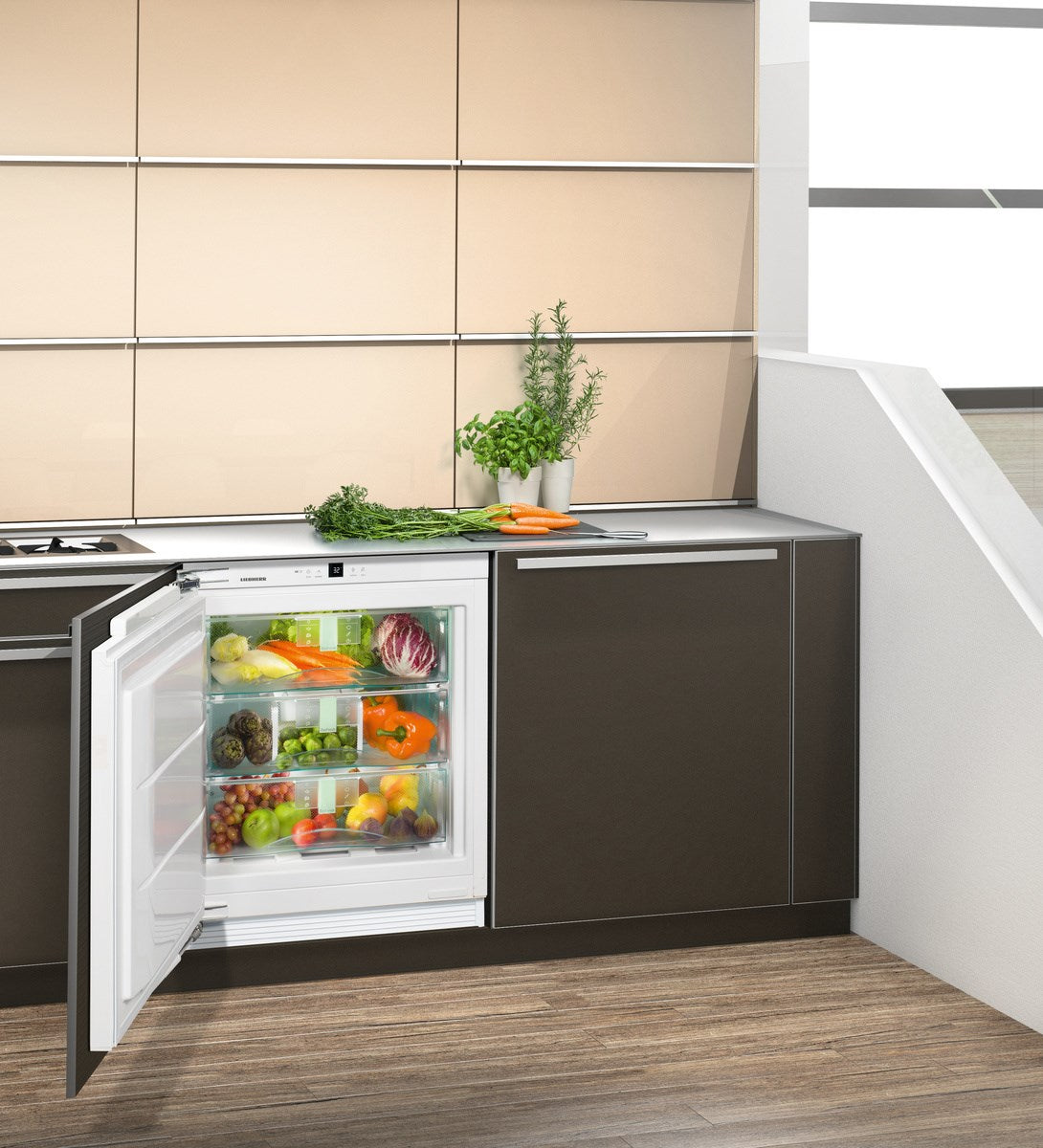 Liebherr - 23.5625 Inch 2.8 cu. ft Built In / Integrated Mini Fridge Refrigerator in Panel Ready - UB501