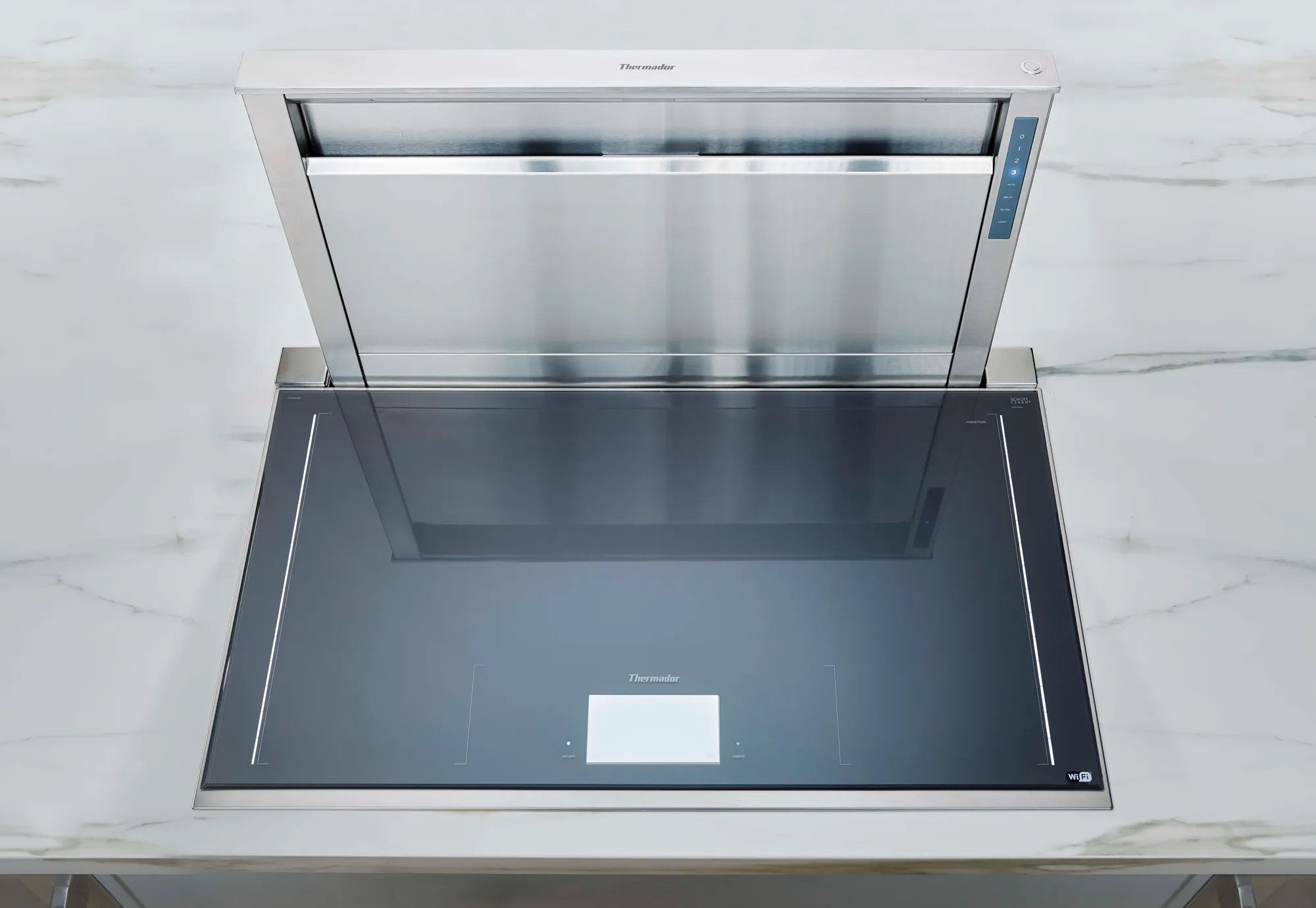 Thermador - 37 Inch Blower Sold Separately CFM Downdraft Vent in Stainless - UCVM36XS