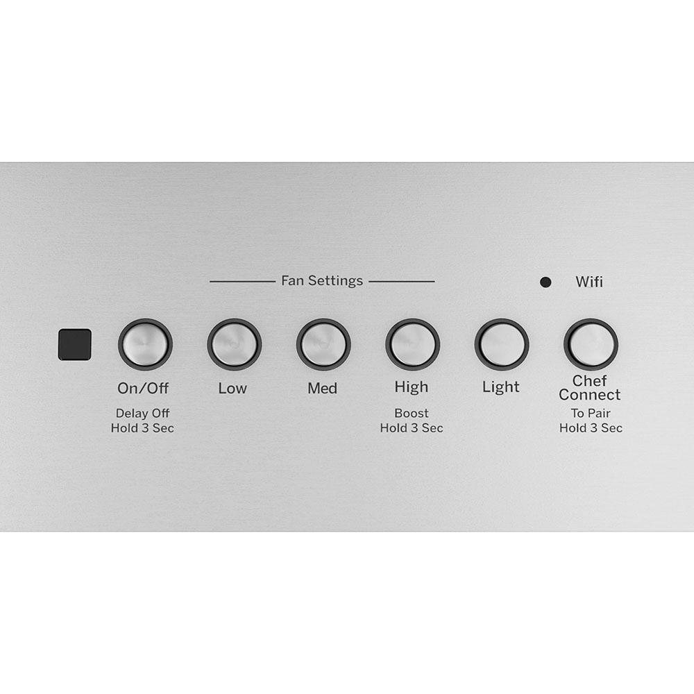 GE - 28.35 Inch 610 CFM Blower & Insert Vent in Stainless - UVC9300SLSS
