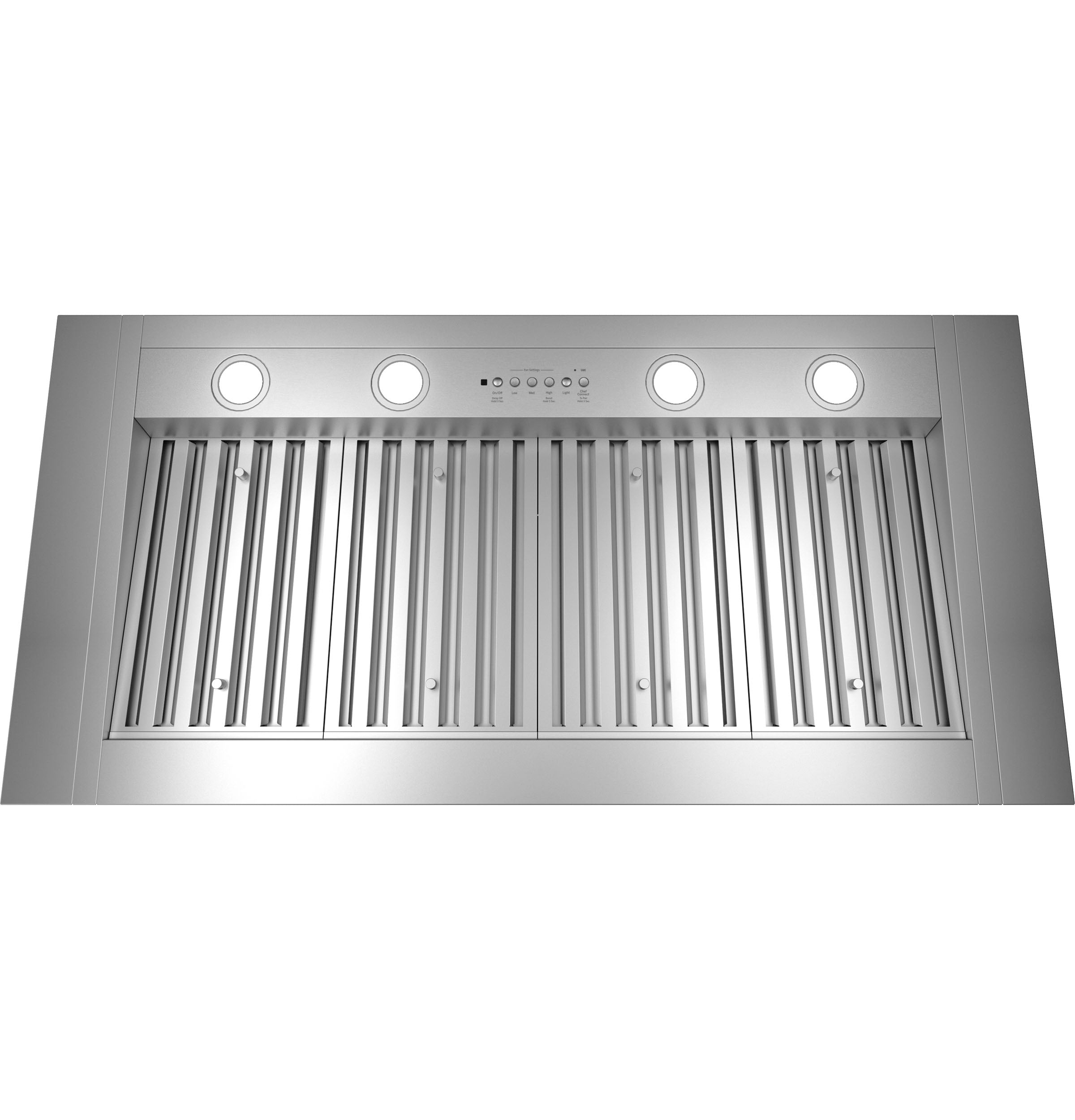GE - 48 Inch 1200 CFM Under Cabinet Range Vent in Stainless - UVC9480SLSS