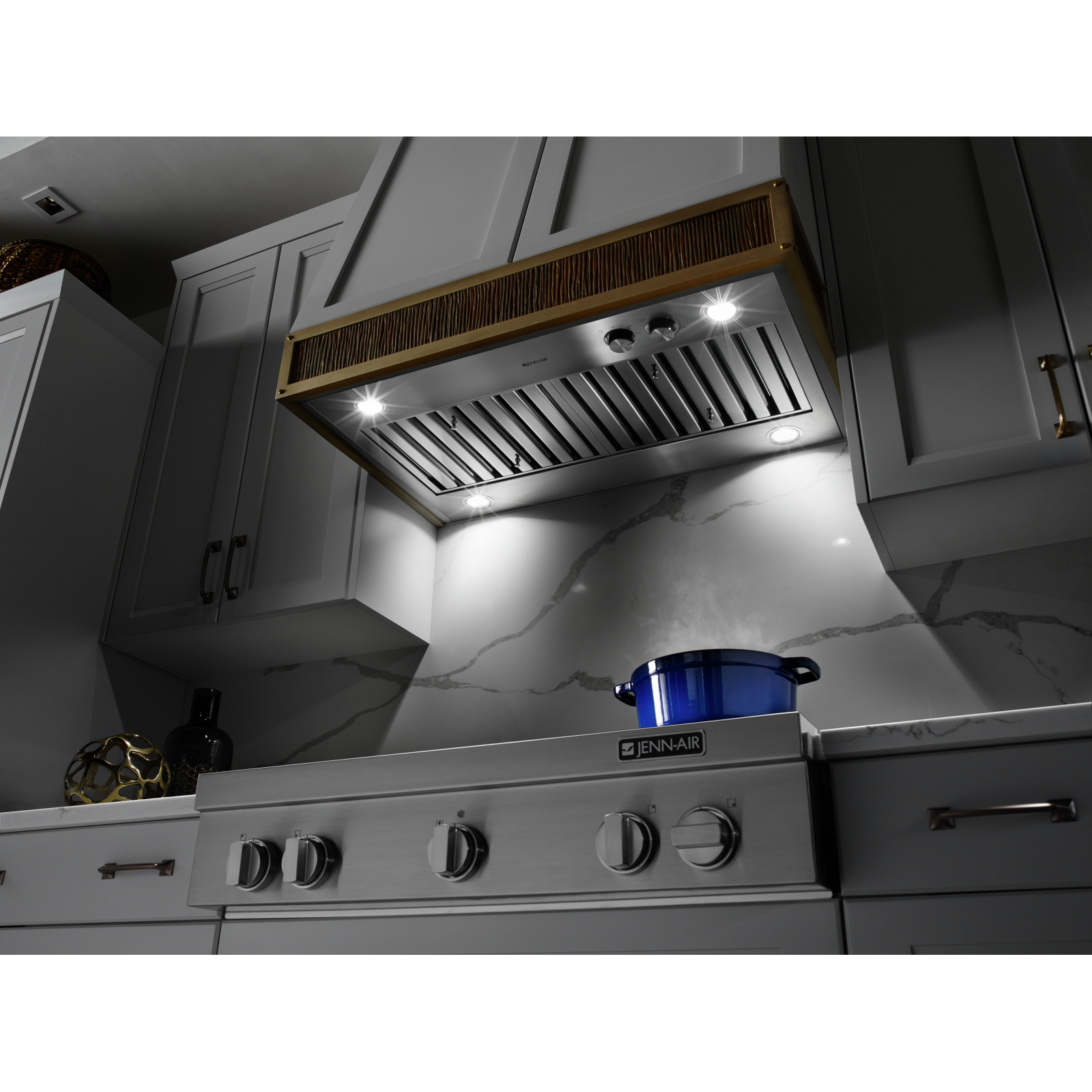 KitchenAid - 23.5 Inch 1170 CFM Blower & Insert Vent in Stainless - UXB1200DYS