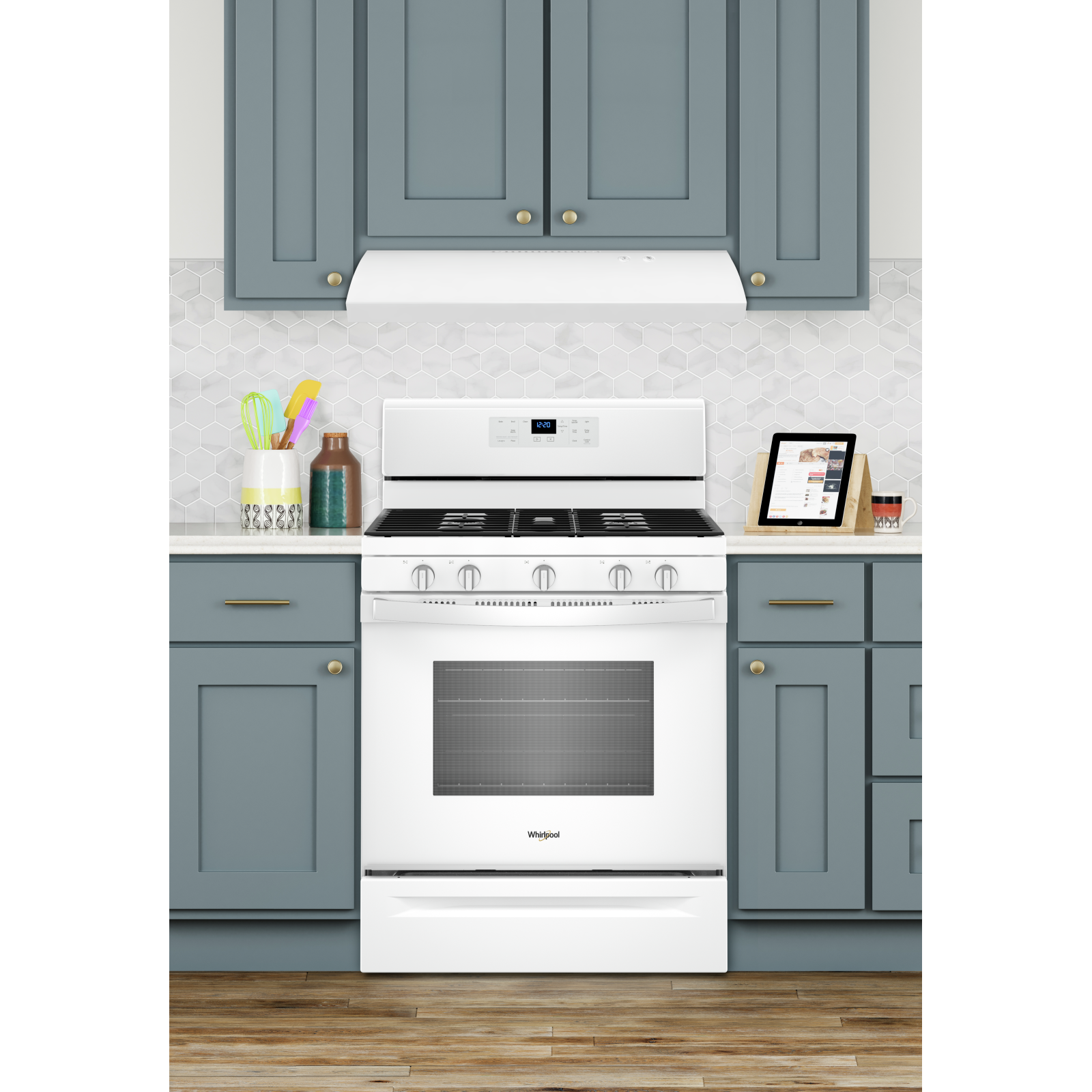 Whirlpool - 29.9375 Inch 190 CFM Under Cabinet Range Vent in White - UXT2030ADW