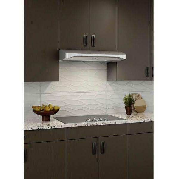 Broan - 29.875 Inch 375 CFM Under Cabinet Range Vent in Stainless - VCQDD130SS