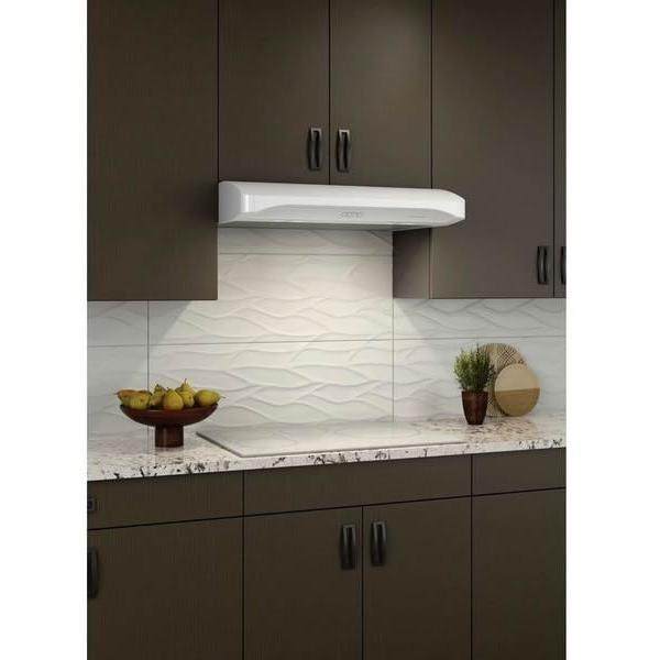 Broan - 29.875 Inch 375 CFM Under Cabinet Range Vent in White - VCQDD130WW