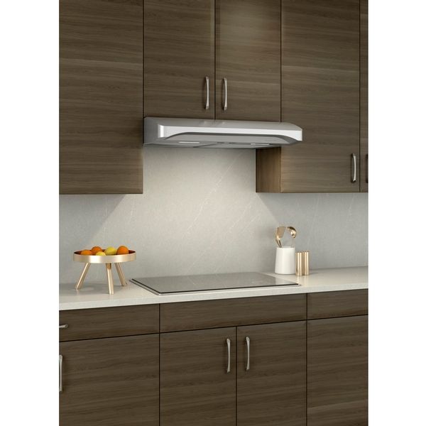 Broan - 29.875 Inch 300 CFM Under Cabinet Range Vent in White - VCQSEN130WW