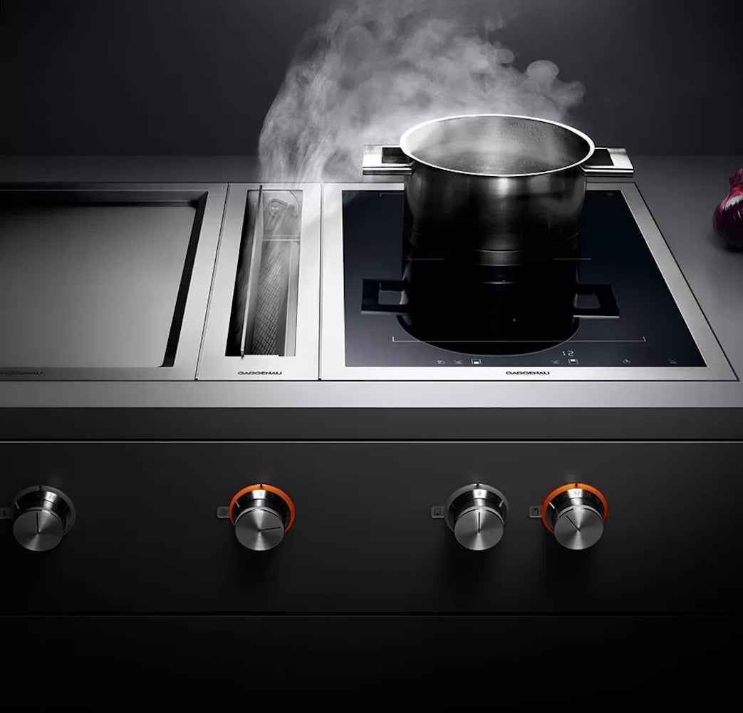 Gaggenau - 4.3 Inch 600 CFM Downdraft Vent in Stainless - VL414111