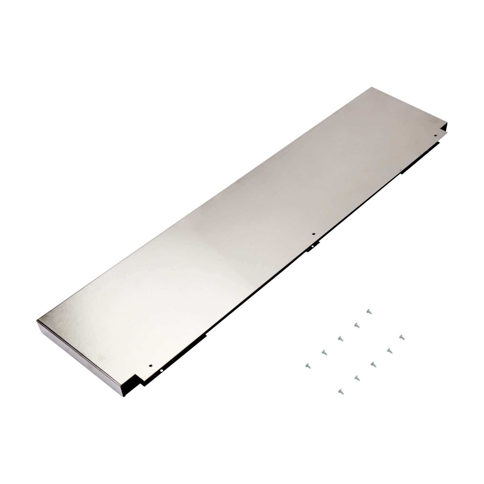 Whirlpool - 36 Inch Cooktop Add-On Range Backsplash in Stainless - W10115776