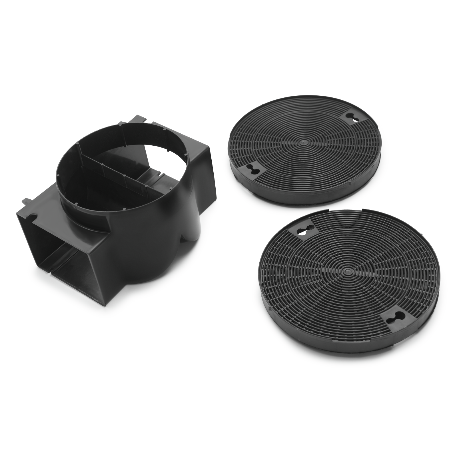 Whirlpool - Range Hood Recirculation Accessory Kit in Black - W10272063