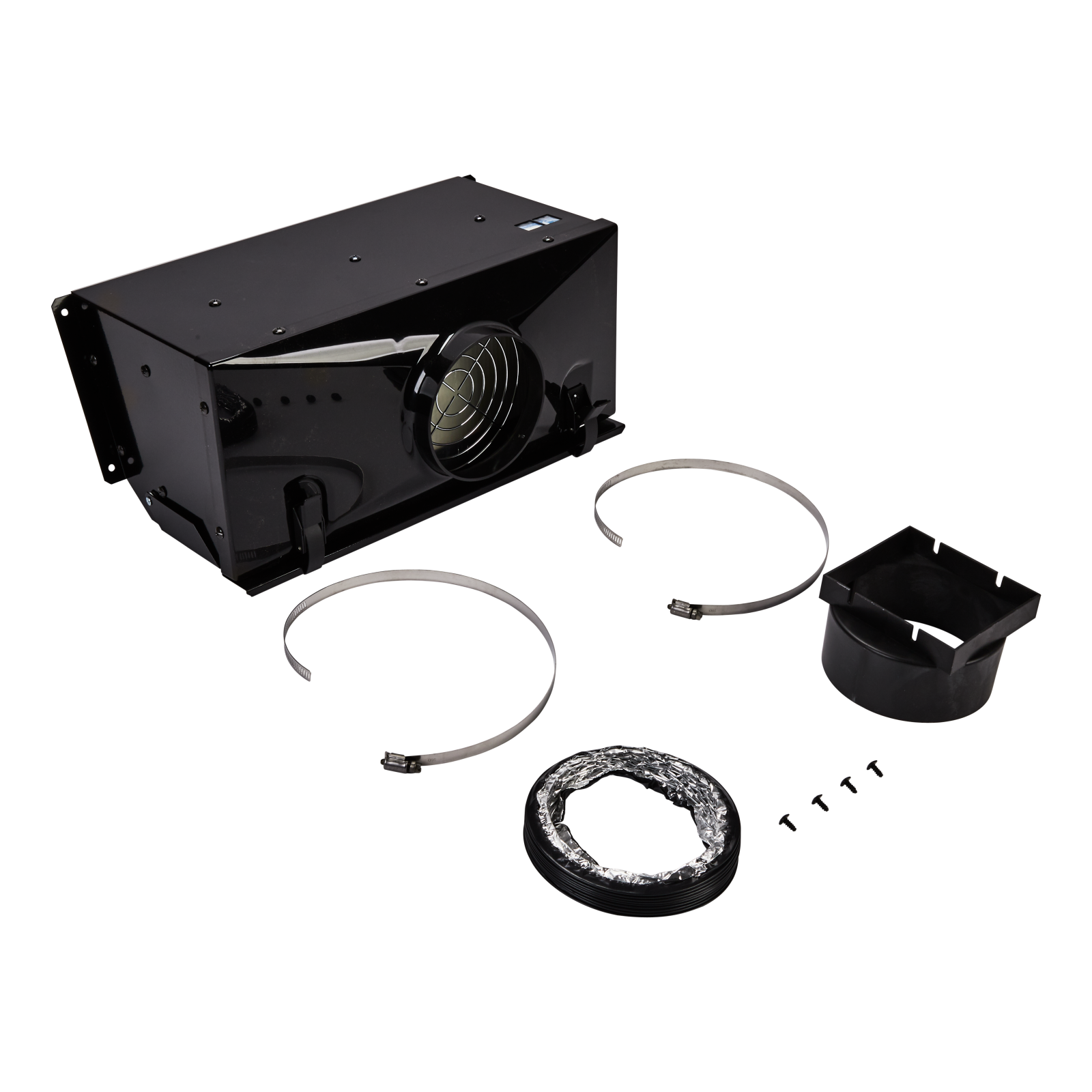 Whirlpool - Cooktop Add-On Range Ductless Downdraft Vent Kit in Black - W10620783