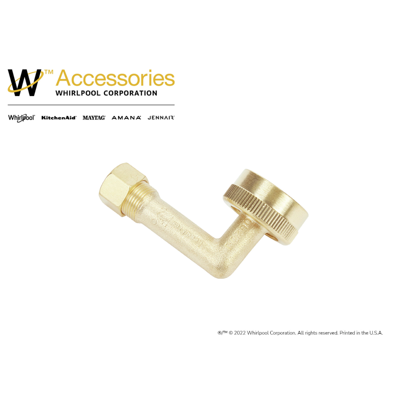 Whirlpool - Dishwasher Water Inlet Fitting - W10685193