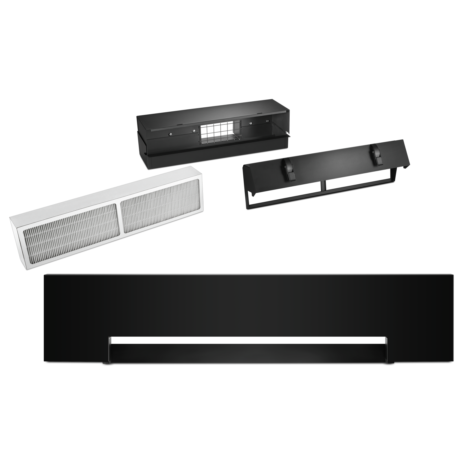 Whirlpool - Downdraft Duct-free Accessory Kit in Black - W10768191