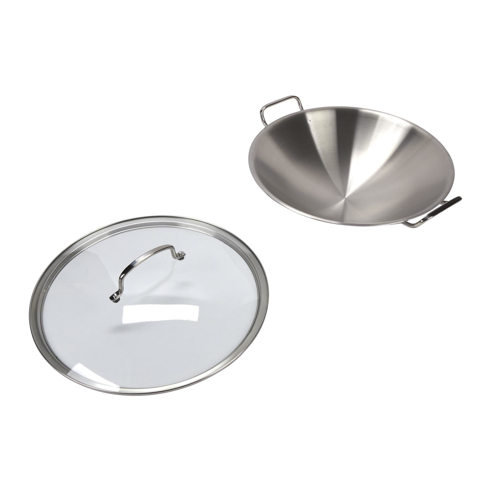 JennAir - Cooktop Add-On Round Bottom Wok in Stainless - W11035424