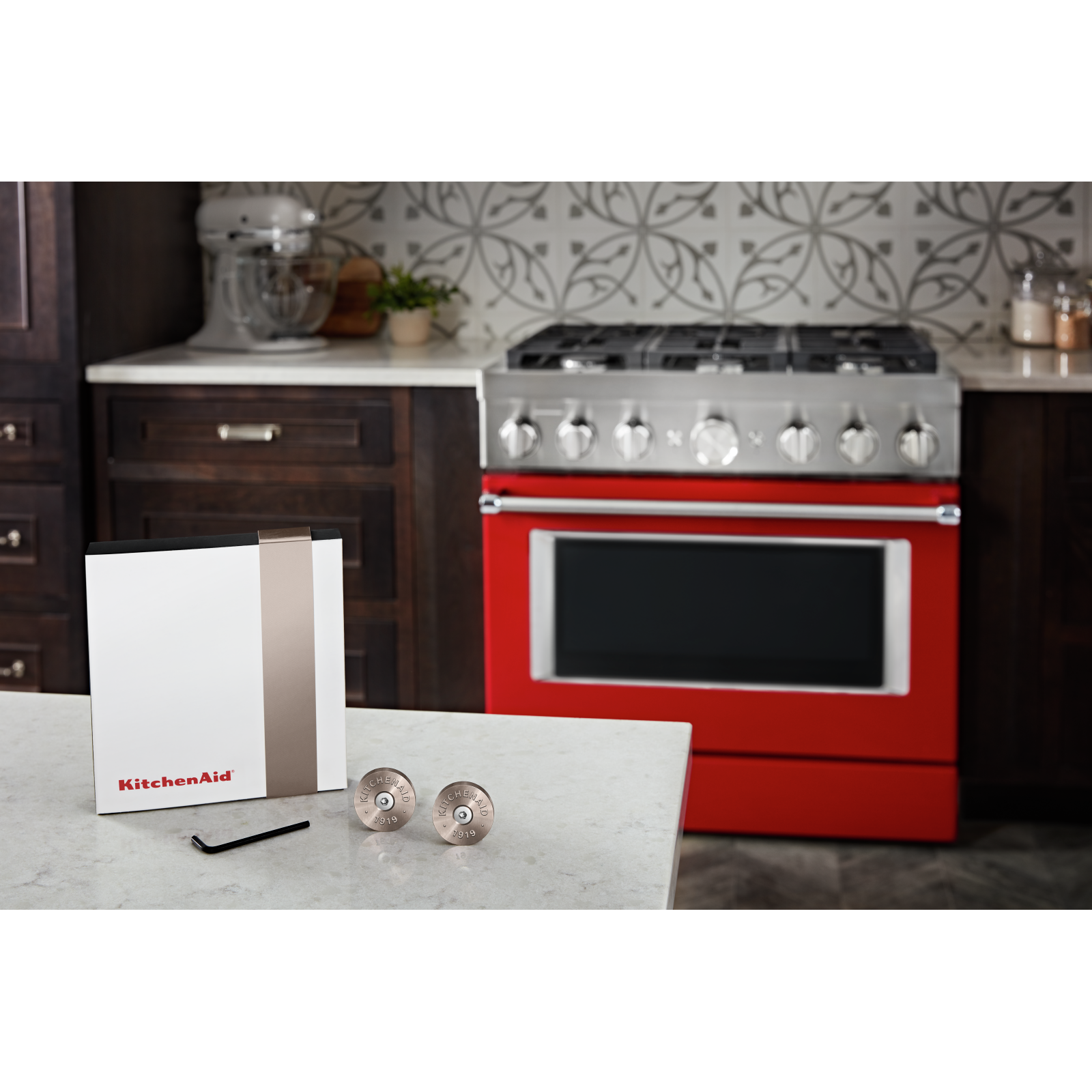 KitchenAid - Medallion Kit Range Accessory in Bronze - W11368841BN