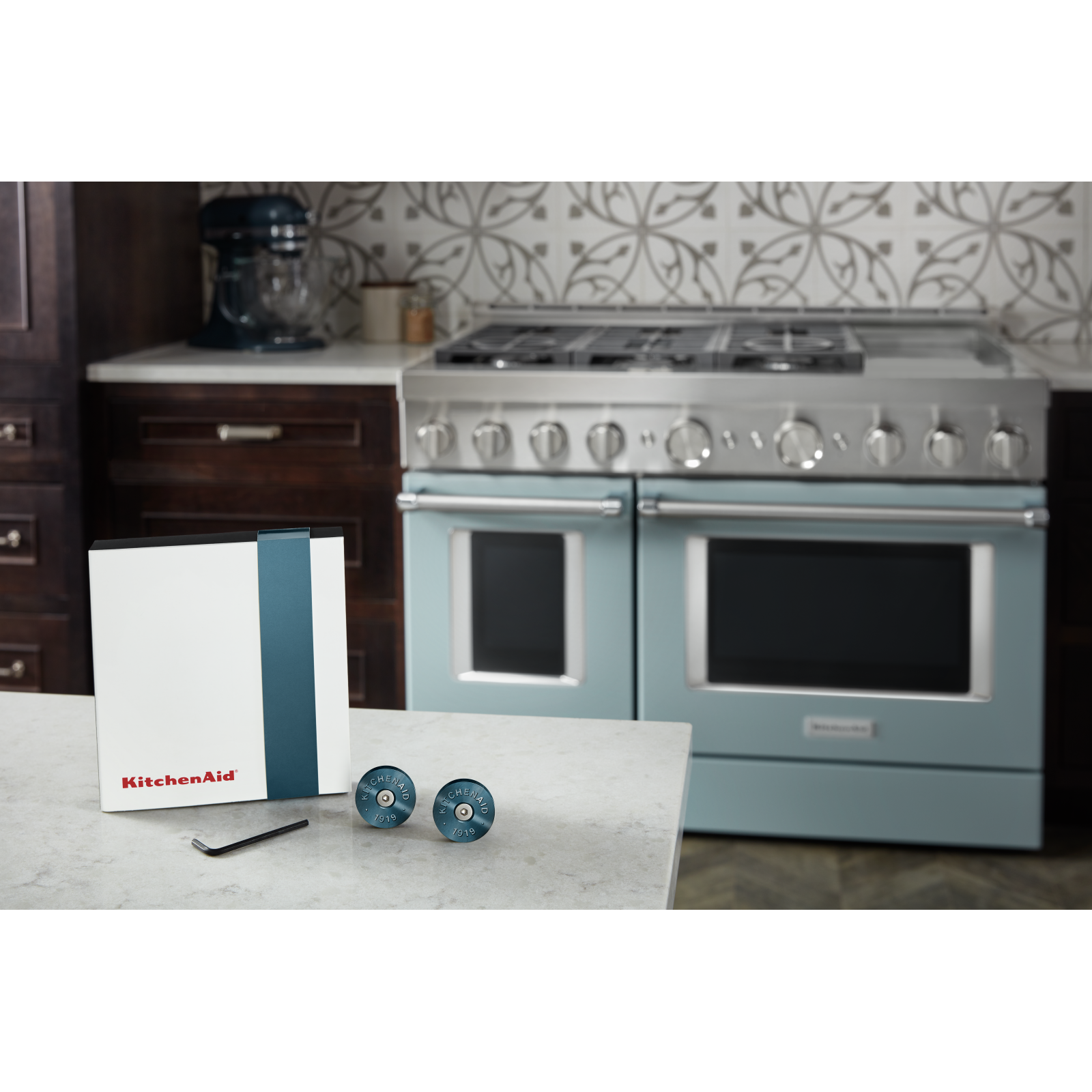 KitchenAid - Medallion Kit Range Accessory in Blue - W11368841DD