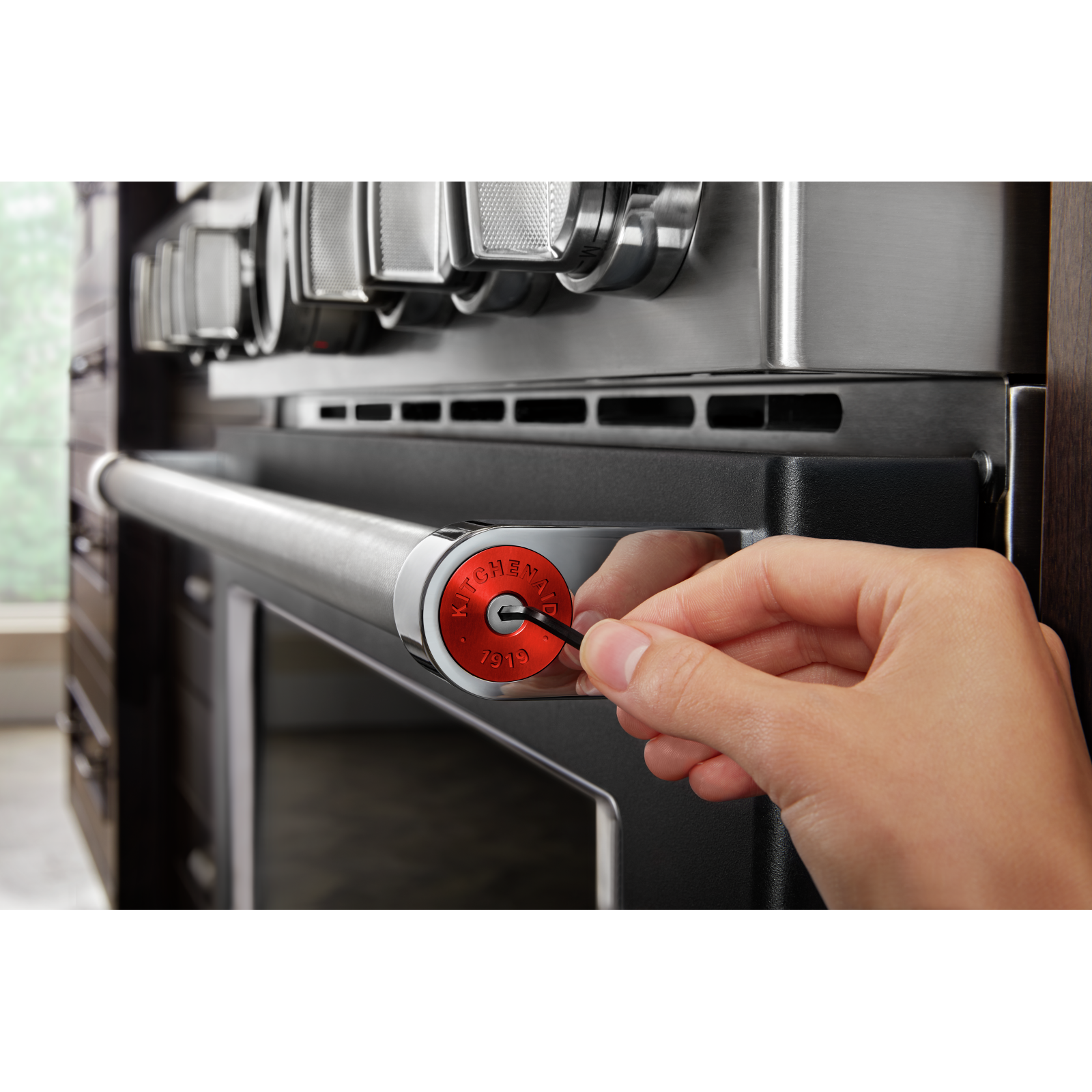 KitchenAid - Medallion Kit Range Accessory in Red - W11368841RE