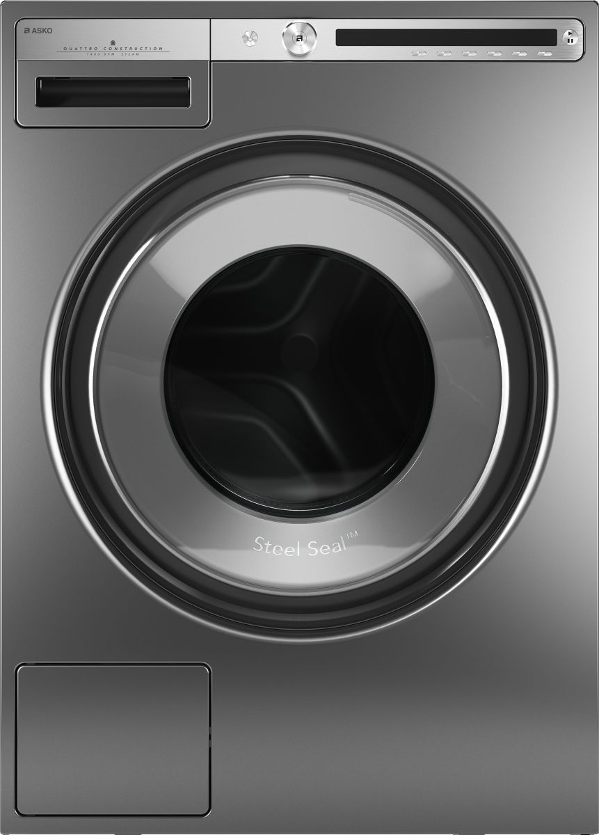 Asko - 2.8 cu. Ft Front Load Washer in Titanium - W4114C.T