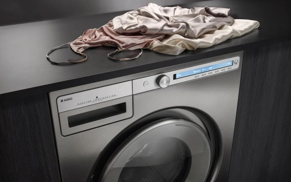Asko - 2.8 cu. Ft Front Load Washer in Titanium - W4114C.T