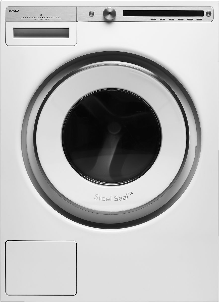 Asko - 2.8 cu. Ft Front Load Washer in White - W4114C.W