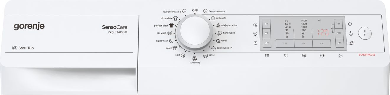 Gorenje - 54 Litres Front Load Washer in White - W7443L