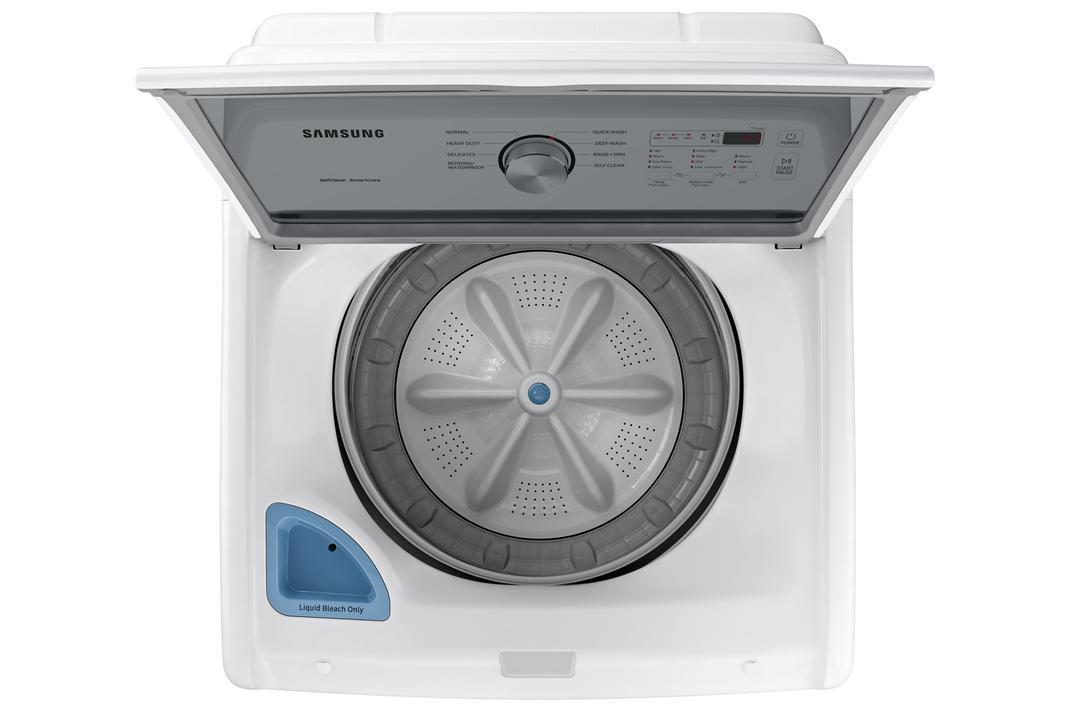 Samsung - 5.2 cu. Ft Top Load Washer in White - WA45T3200AW
