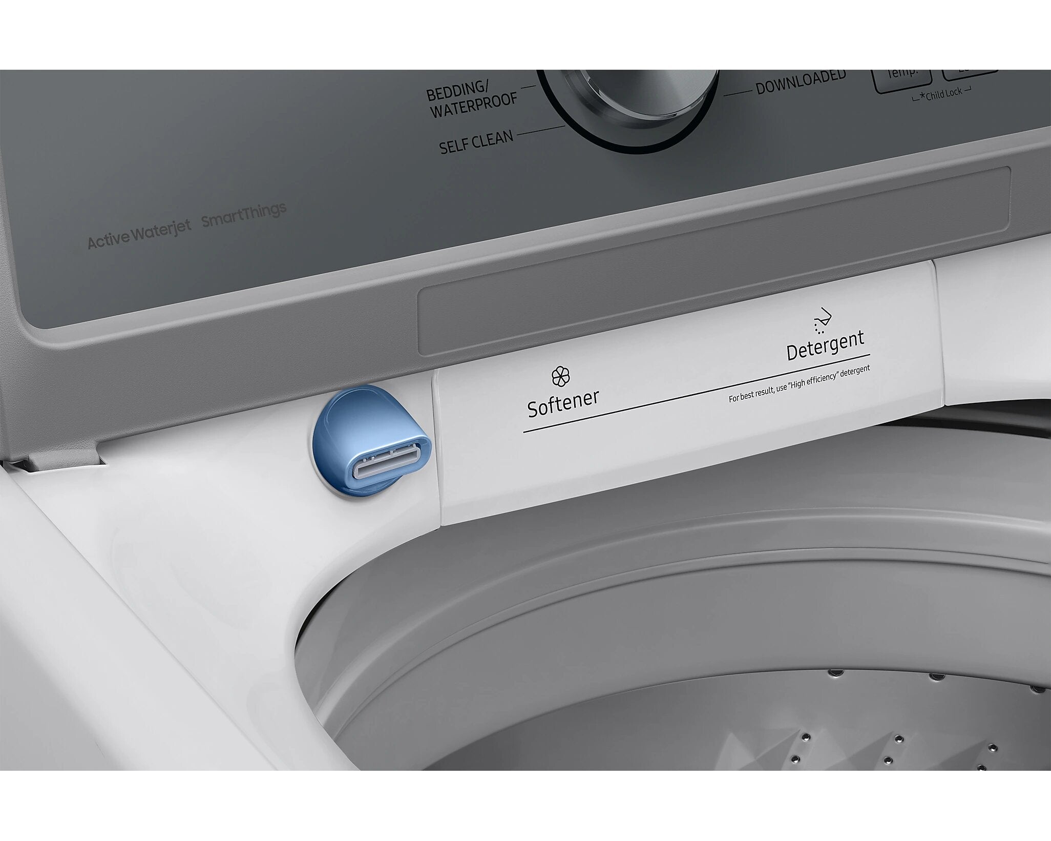 Samsung - 5.4 cu. Ft Top Load Washer in White - WA47CG3500AWA4
