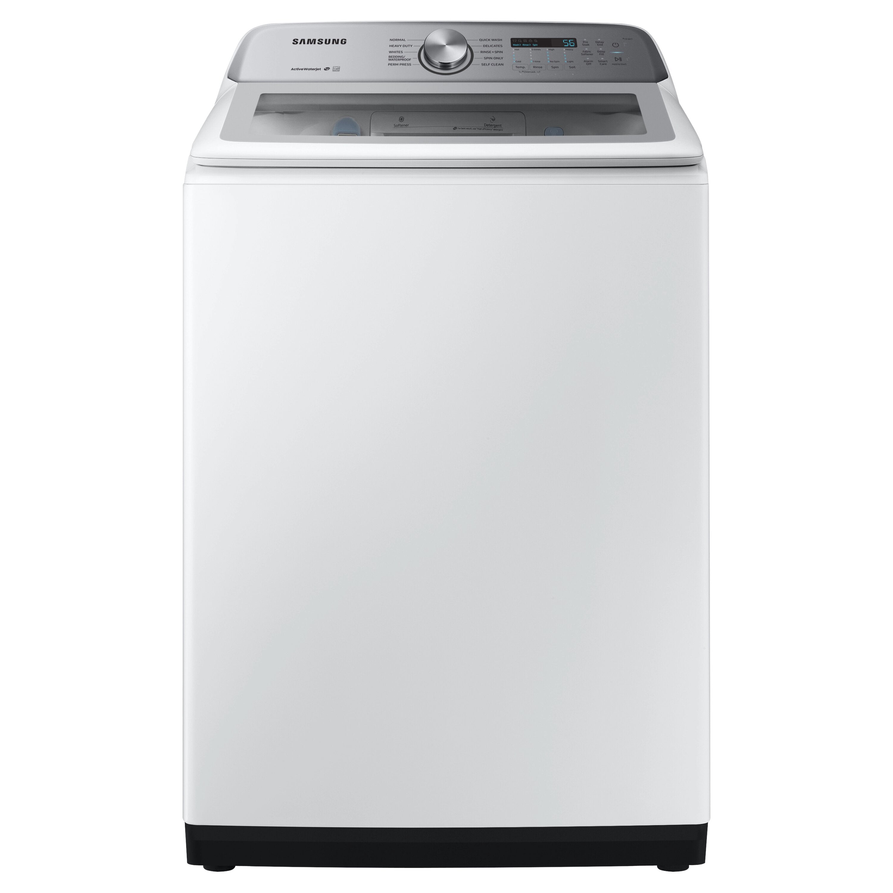 Samsung - 4.9 cu. Ft Top Load Washer in White - WA49B5205AW