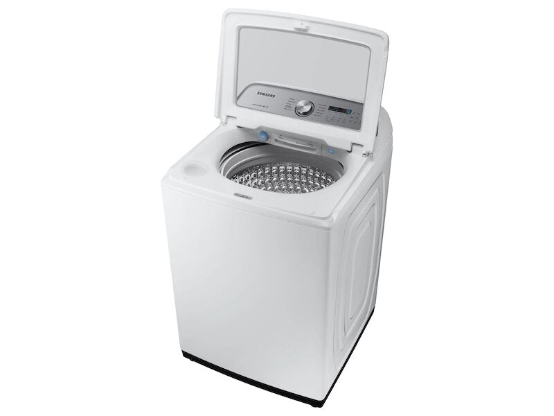 Samsung - 4.9 cu. Ft Top Load Washer in White - WA49B5205AW