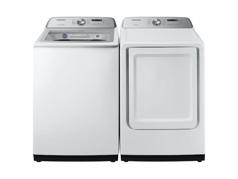 Samsung - 4.9 cu. Ft Top Load Washer in White - WA49B5205AW