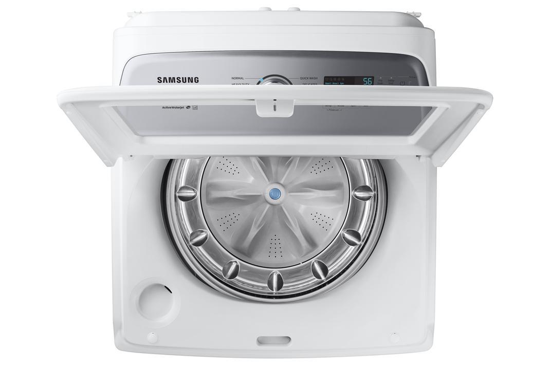 Samsung - 5.8 cu. Ft Top Load Washer in White - WA50R5200AW