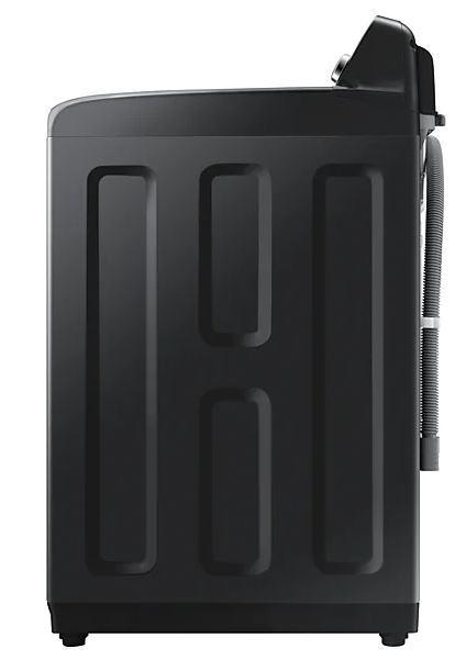 Samsung - 6 cu. Ft Top Load Washer in Black Stainless - WA52T7650AV