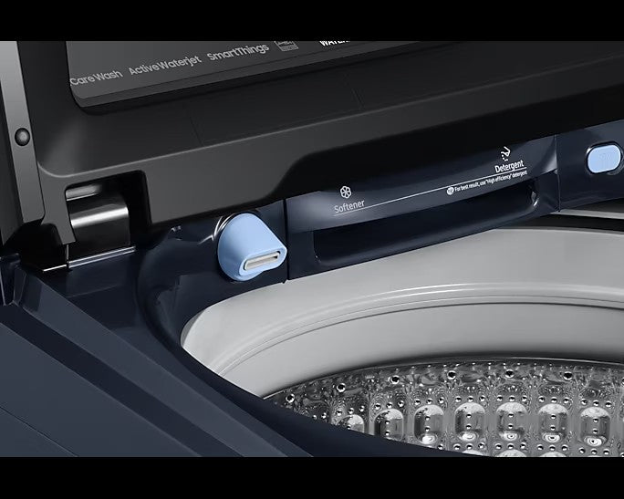 Samsung - 6.1 cu. Ft Top Load Washer in Blue - WA53CG7155ADA4