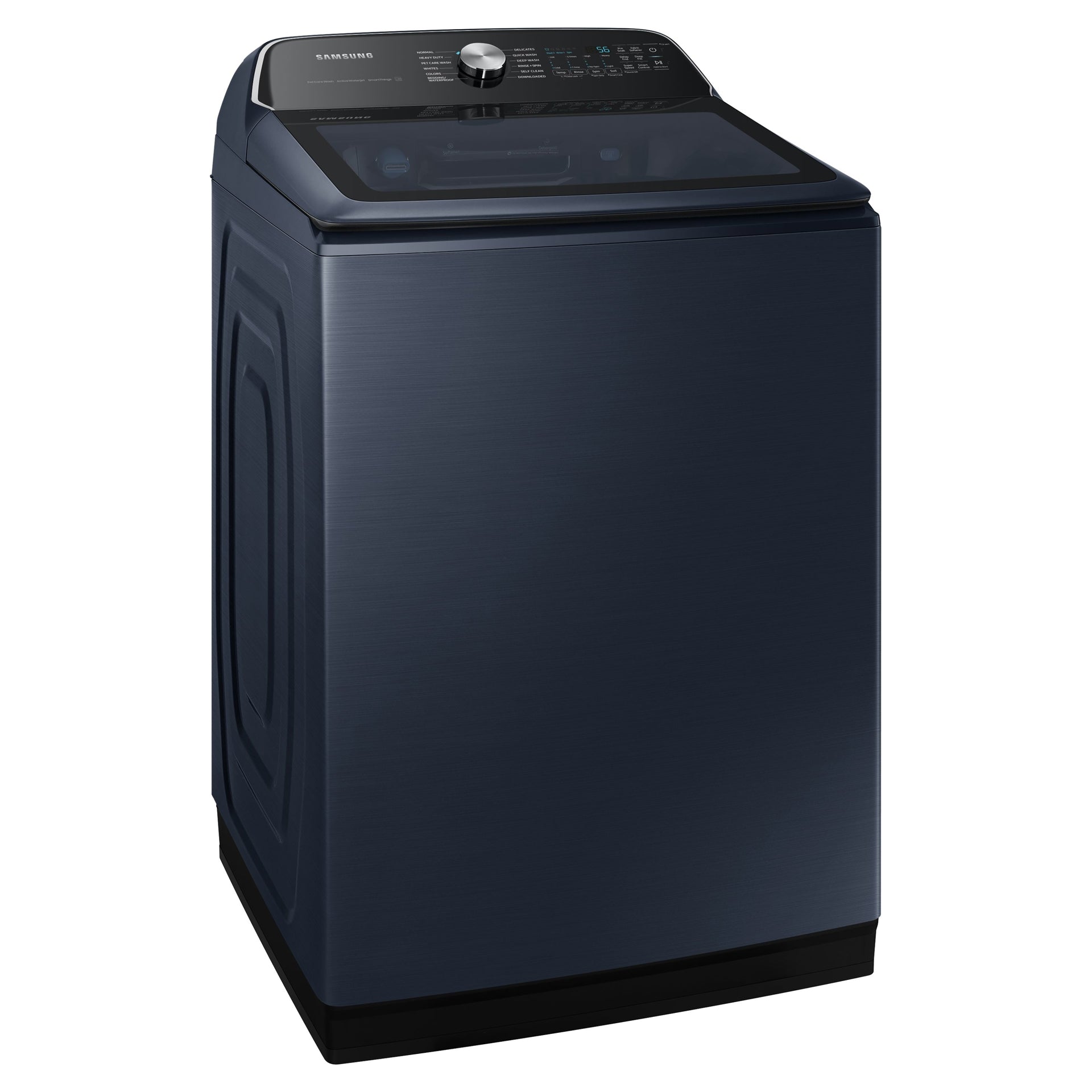 Samsung - 6.2 cu. Ft Top Load Washer in Navy - WA54CG7105ADUS