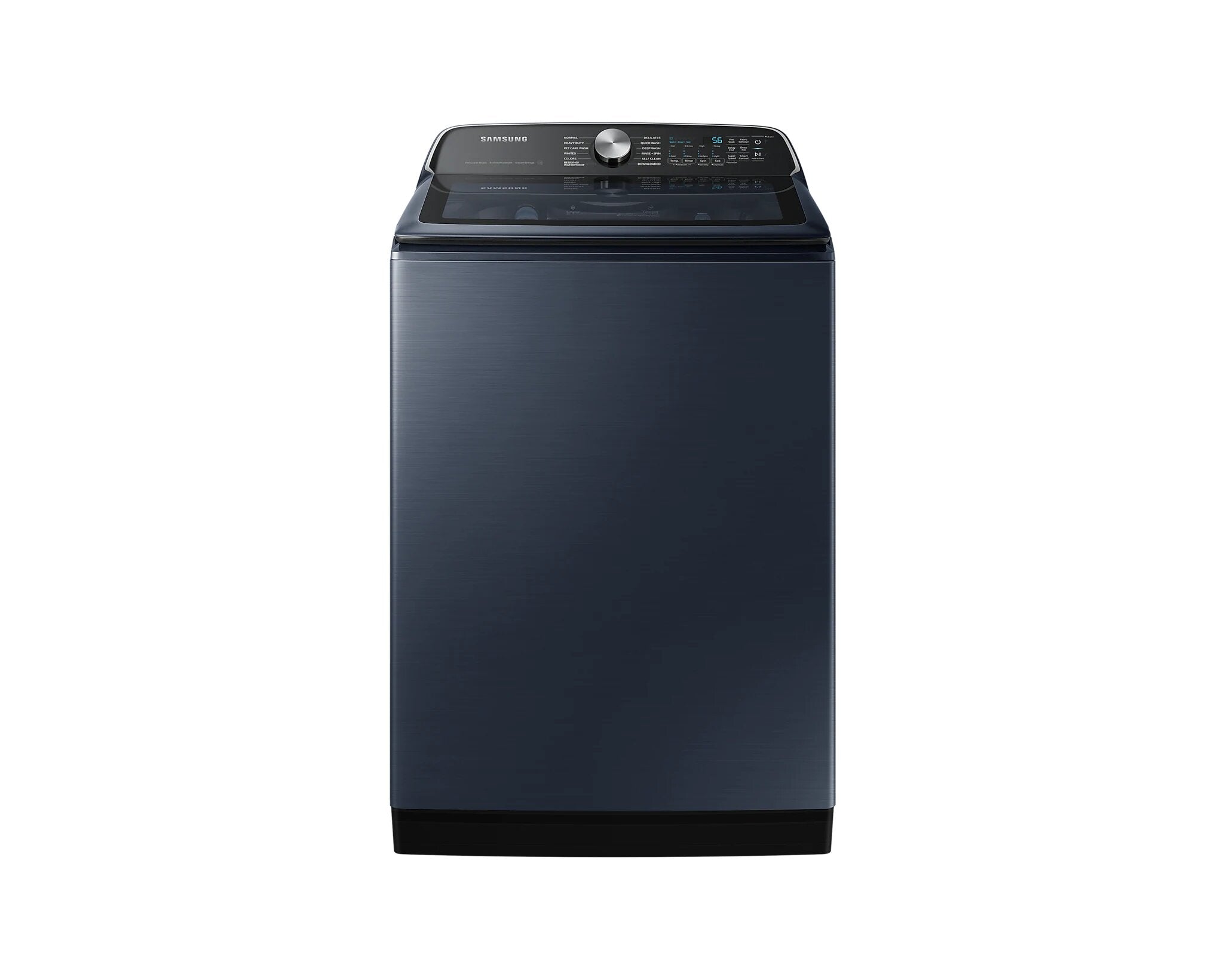 Samsung - 6.2 cu. Ft Top Load Washer in Navy - WA54CG7150ADA4