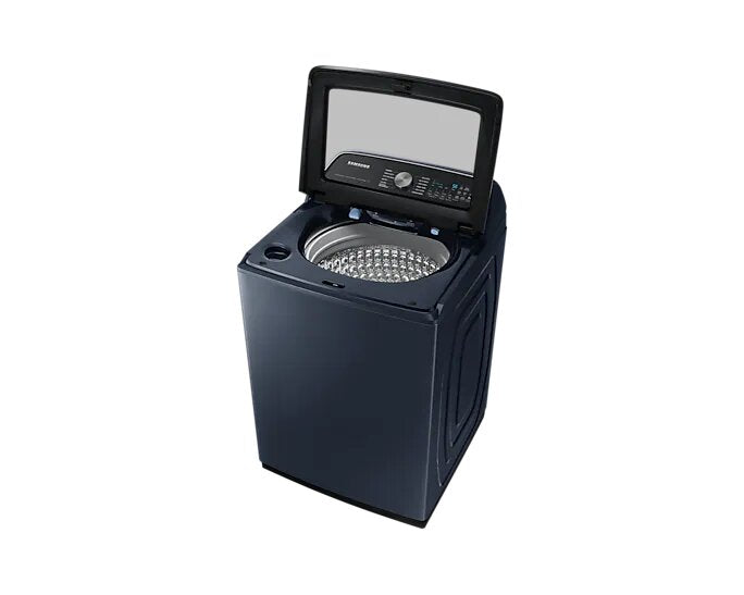 Samsung - 6.2 cu. Ft Top Load Washer in Navy - WA54CG7150ADA4