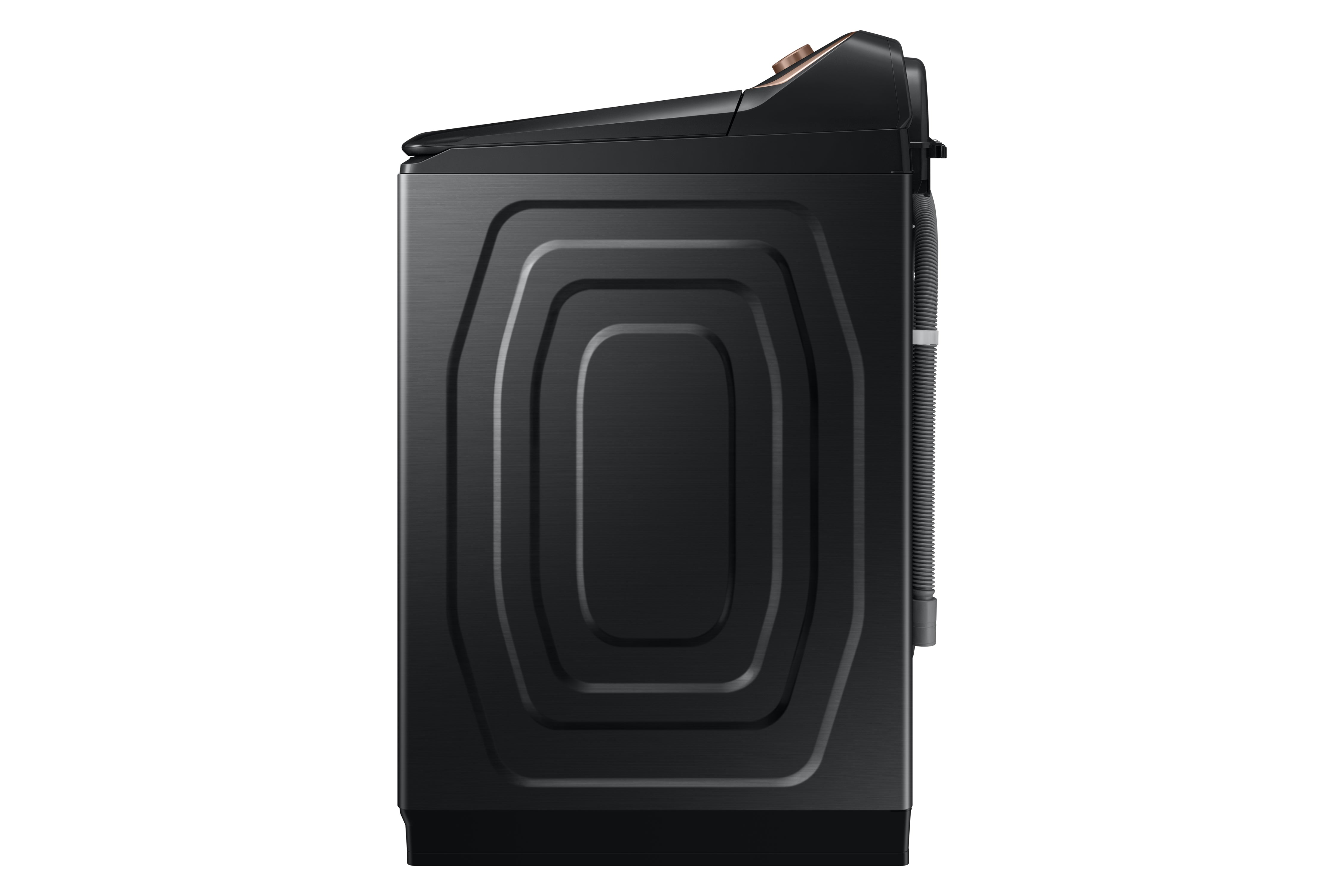 Samsung - 6.2 cu. Ft Top Load Washer in Black Stainless - WA54CG7550AVA4