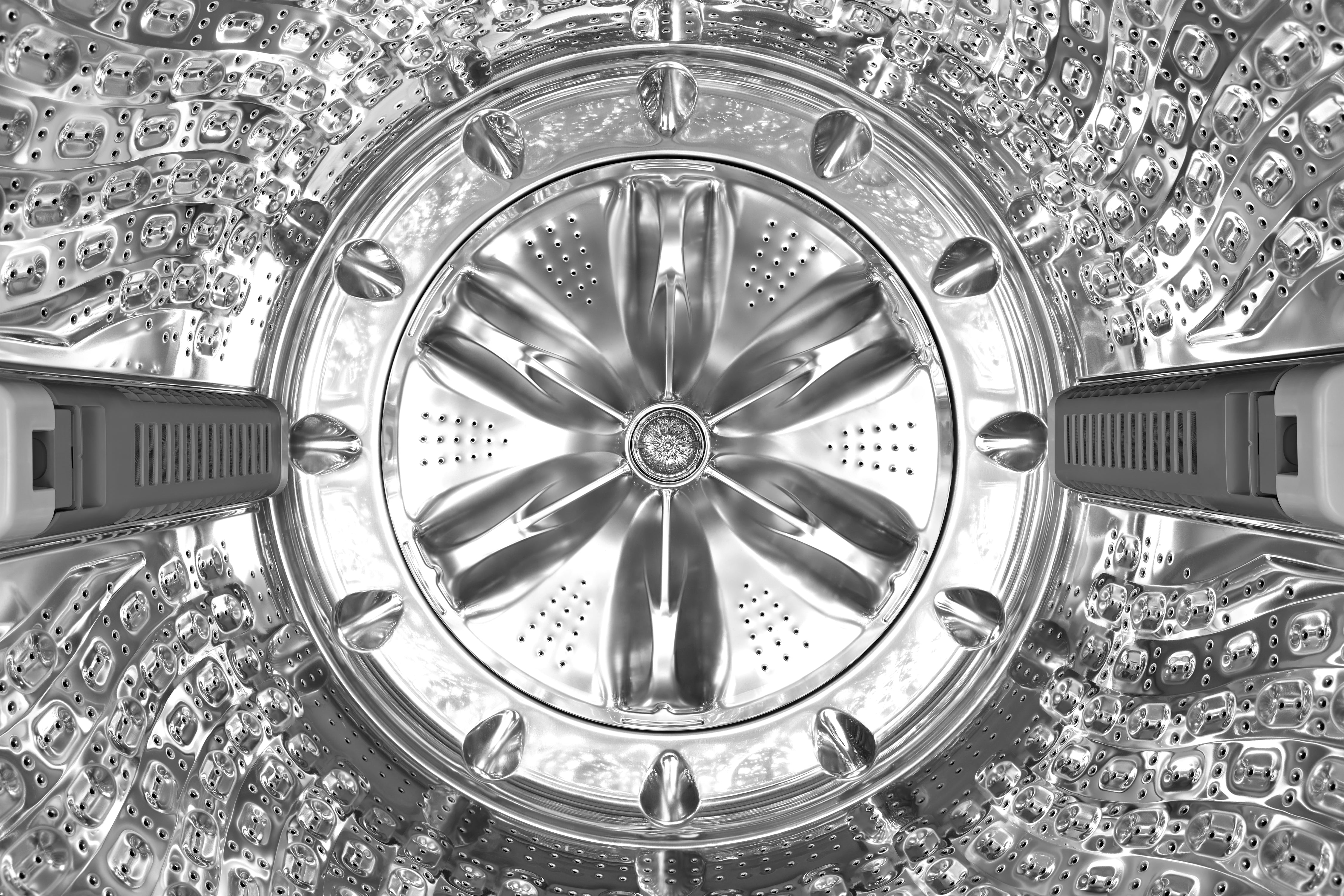 Samsung - 6.2 cu. Ft Top Load Washer in Black Stainless - WA54CG7550AVA4