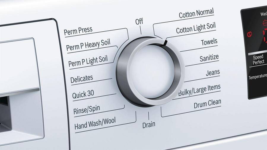 Bosch - 2.2 cu. Ft Front Load Washer in White - WAT28401UC