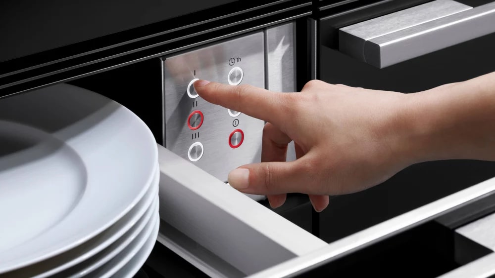 Fisher Paykel - 0.6 cu. ft Warming Drawer in Black - WB24SDEB1