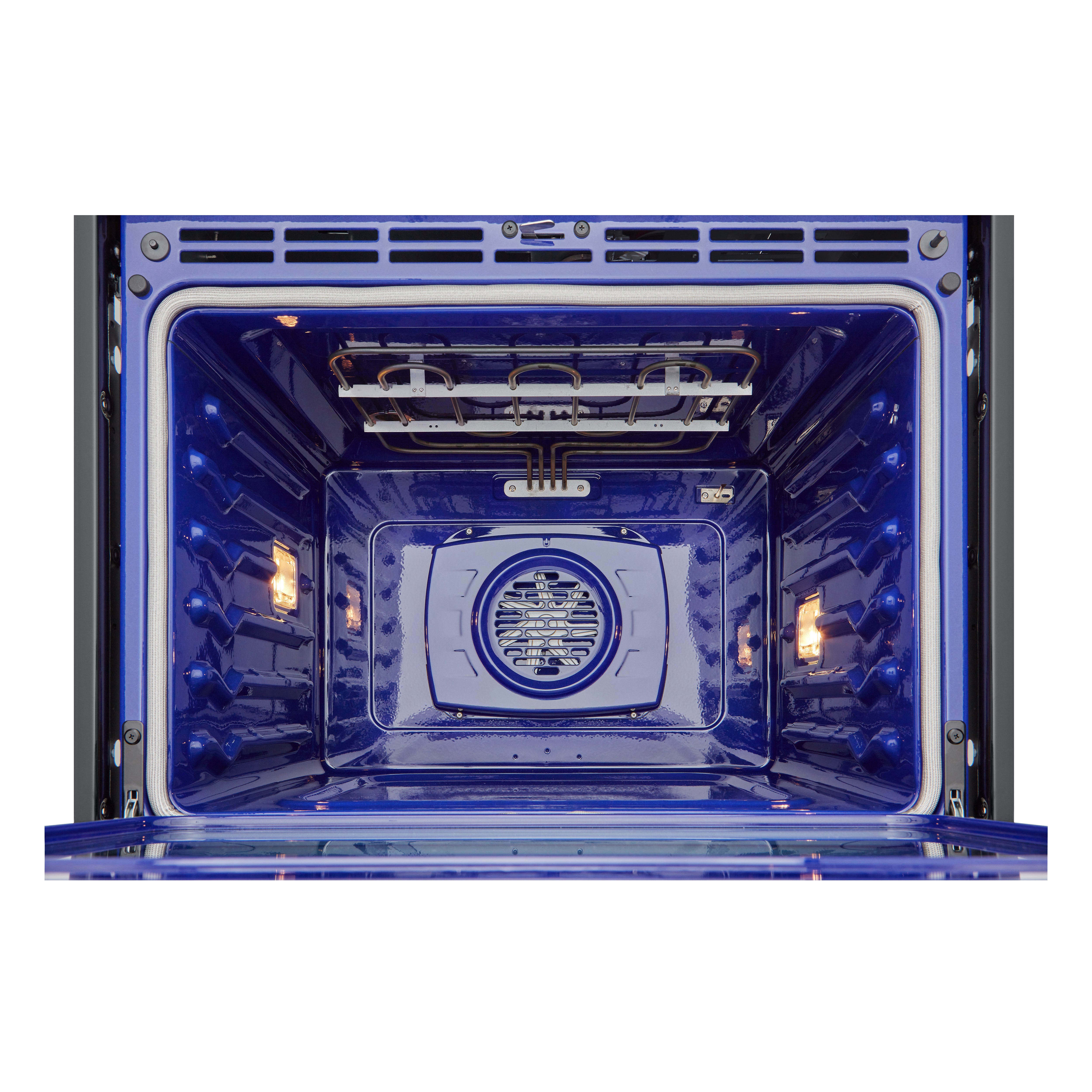 LG - 6.4 cu. ft Combination Wall Oven in Stainless - WCEP6423F