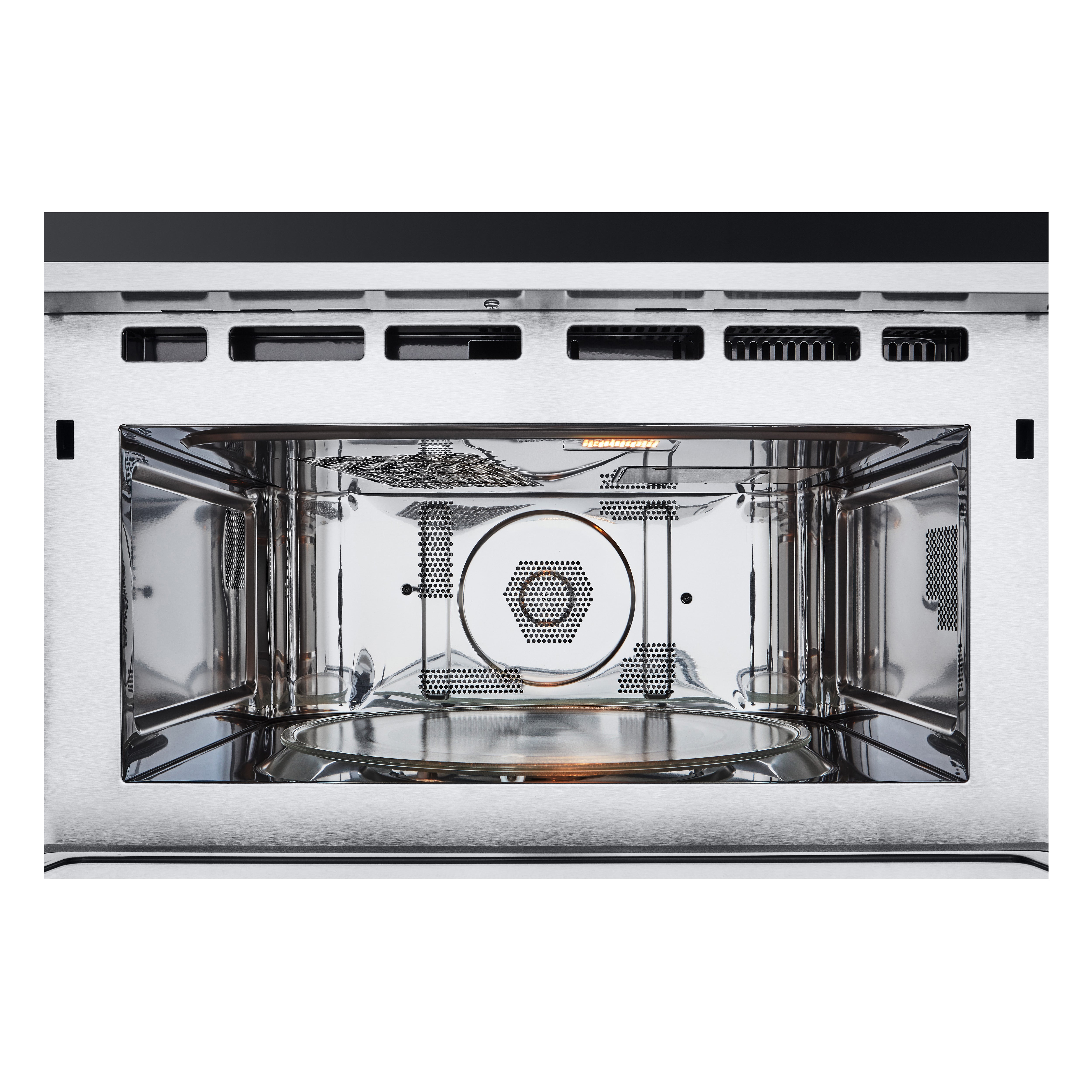 LG - 6.4 cu. ft Combination Wall Oven in Stainless - WCEP6423F