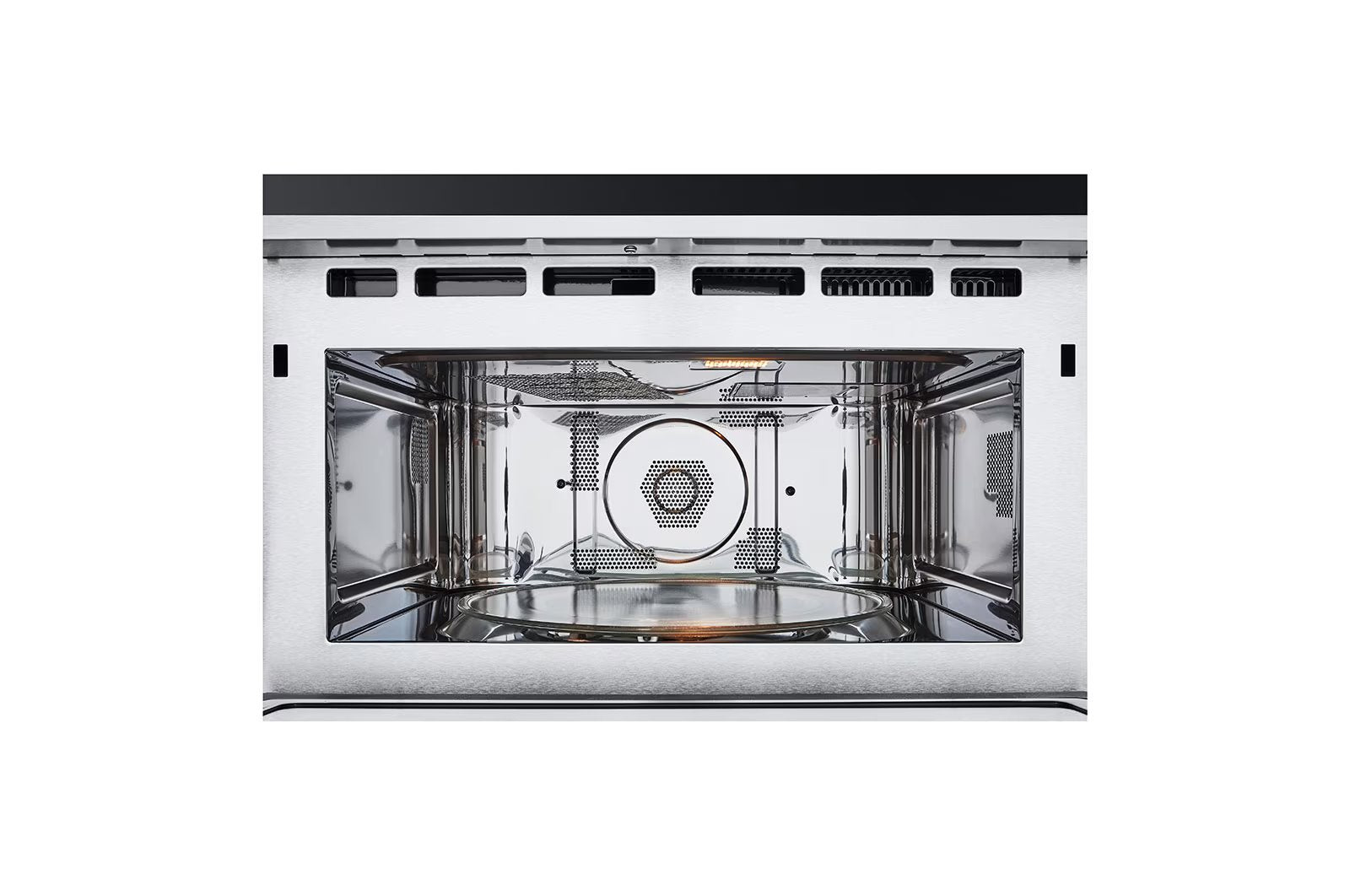LG - 6.4 cu. ft Combination Wall Oven in Stainless - WCEP6427F